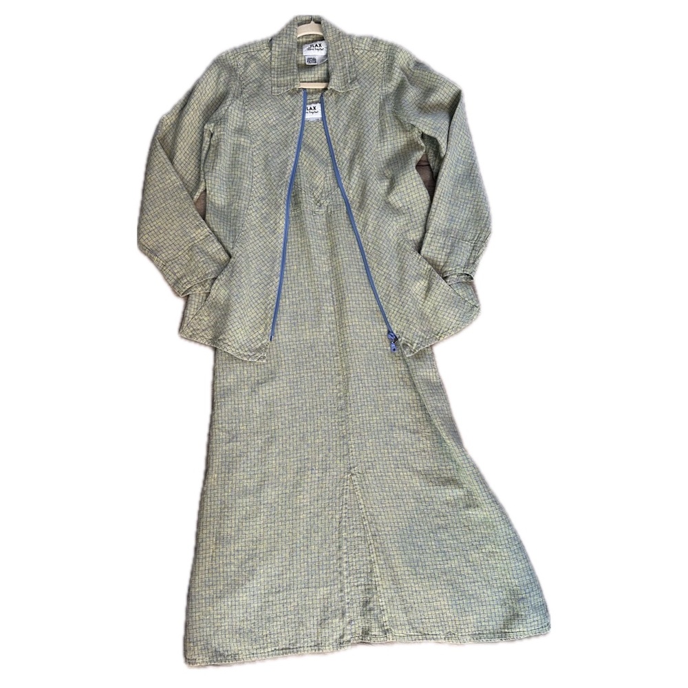 Flax Two Piece Set Jacket and Dress